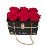 bolso rosas rojas